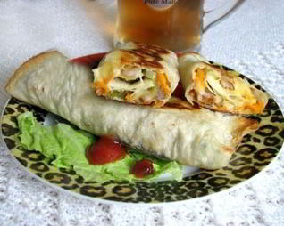 Свинина в лаваше