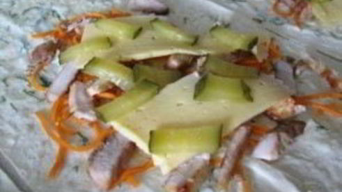 свинина в лаваше