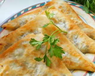 Треугольники из лаваша