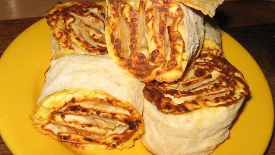 Рецепт творожные завитки из лаваша