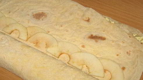 творожные завитки из лаваша