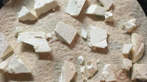 запеченный лаваш с сырами