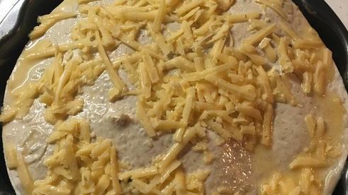 запеченный лаваш с сырами