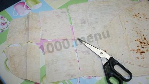 жареный лаваш с сыром