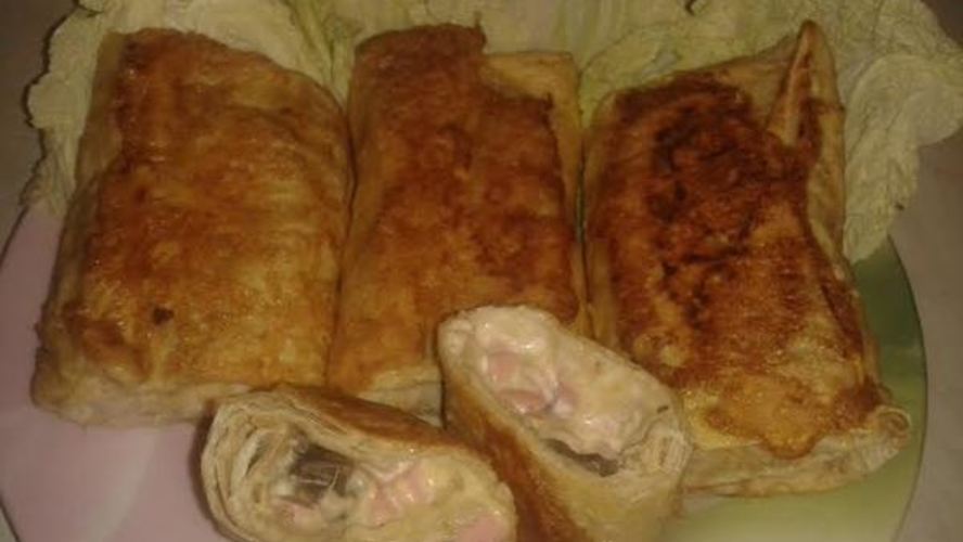 Рецепт жареный лаваш