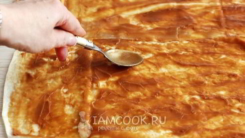 ленивая пахлава из лаваша