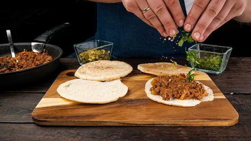 аппетитные лепешки