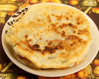 Чесночные лепешки