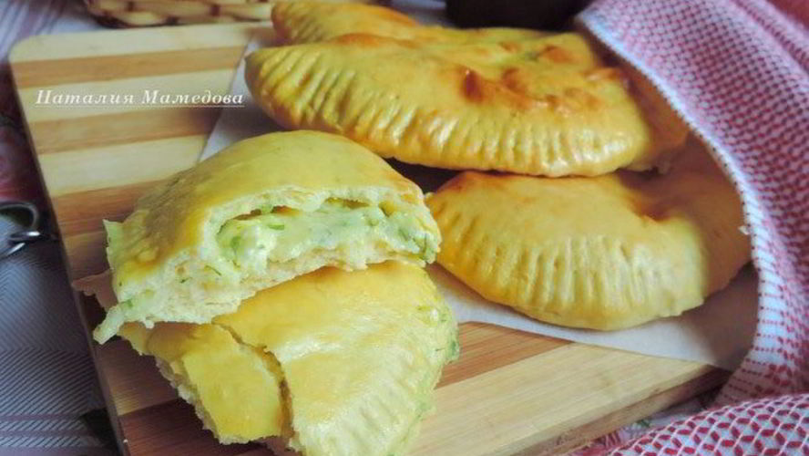 Рецепт духовые лепешки с сырно-творожной начинкой