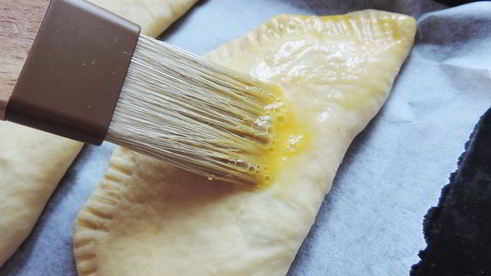 духовые лепешки с сырно-творожной начинкой