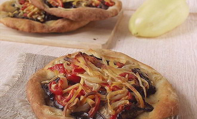 Фокачча с баклажанами