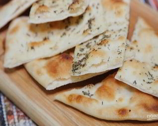 Фокачча тонкая без дрожжей