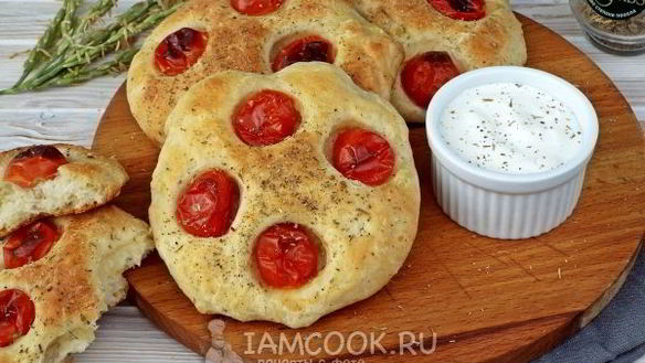 Рецепт Картофельные лепешки с черри и травами