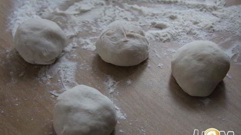 китайские лепешки с мясом роу бинг