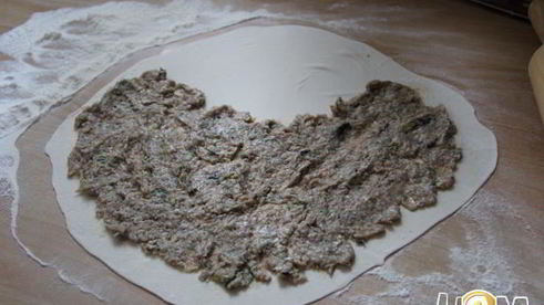 китайские лепешки с мясом роу бинг