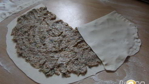 китайские лепешки с мясом роу бинг