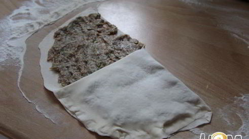 китайские лепешки с мясом роу бинг