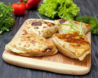 Китайские лепешки с мясом