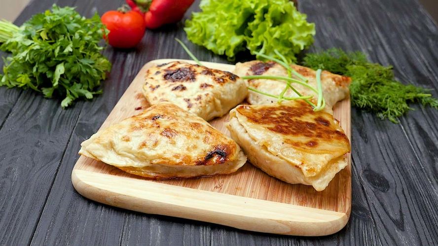 Рецепт китайские лепешки с мясом