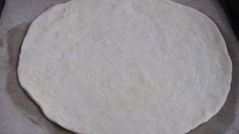 лепешка с моцареллой, фетой и орегано