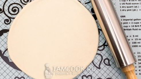 лепешка с сыром и зеленью