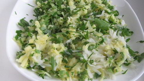 лепешки гезлеме с мясом и картошкой