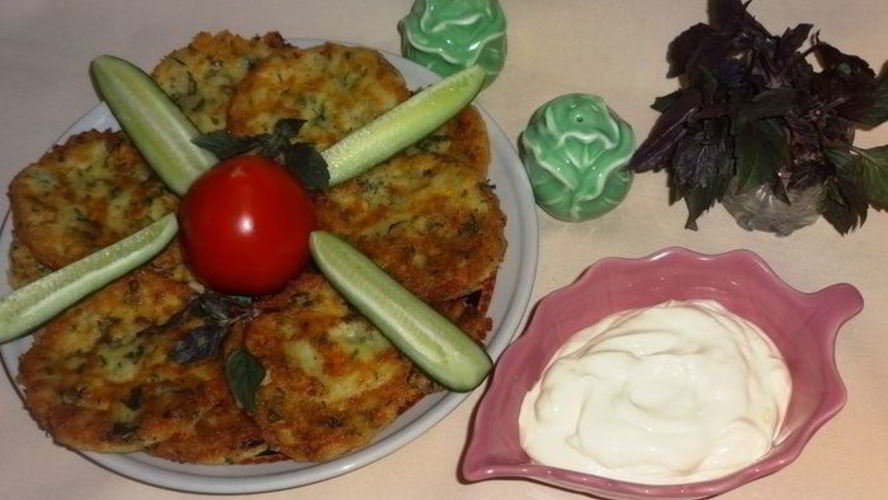 Рецепт лепешки из брынзы с зеленью