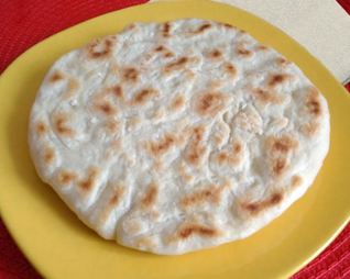 Лепешки из хлебного теста