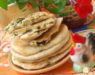 Лепешки на минеральной воде