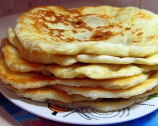 Лепешки на молоке