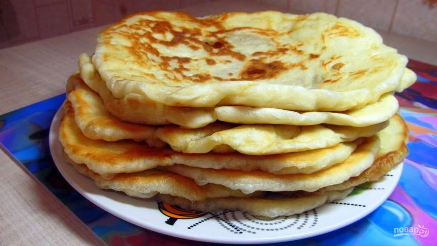 Рецепт лепешки на молоке