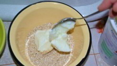 лепешки по дюкану из отрубей