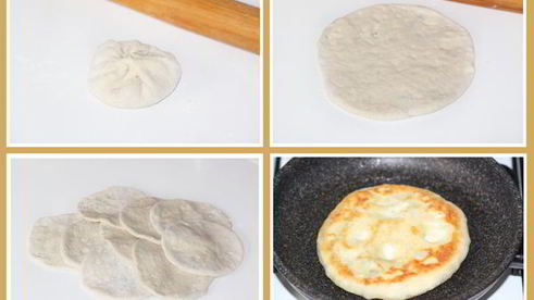 лепешки с брынзой и не только