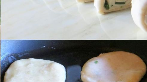 лепешки с луком