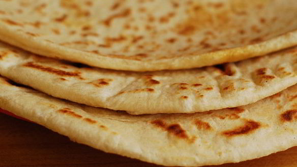 Рецепт Лепешки с начинкой на сковороде