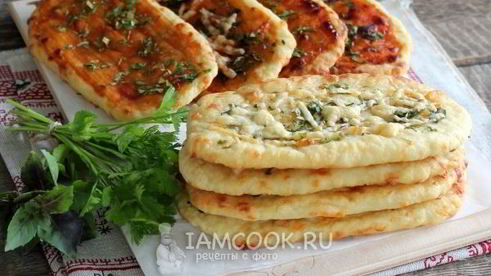 лепешки с сыром в духовке