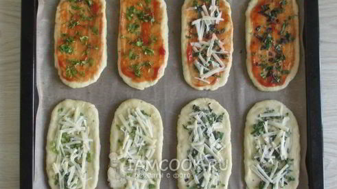 лепешки с сыром в духовке