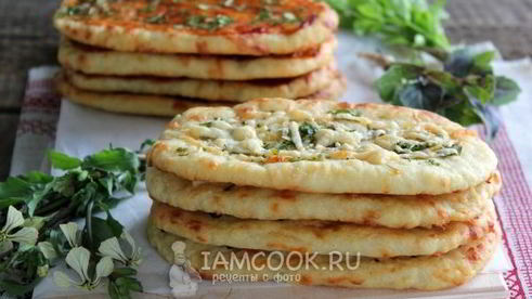 лепешки с сыром в духовке