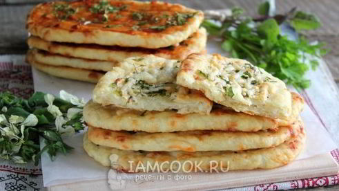 лепешки с сыром в духовке