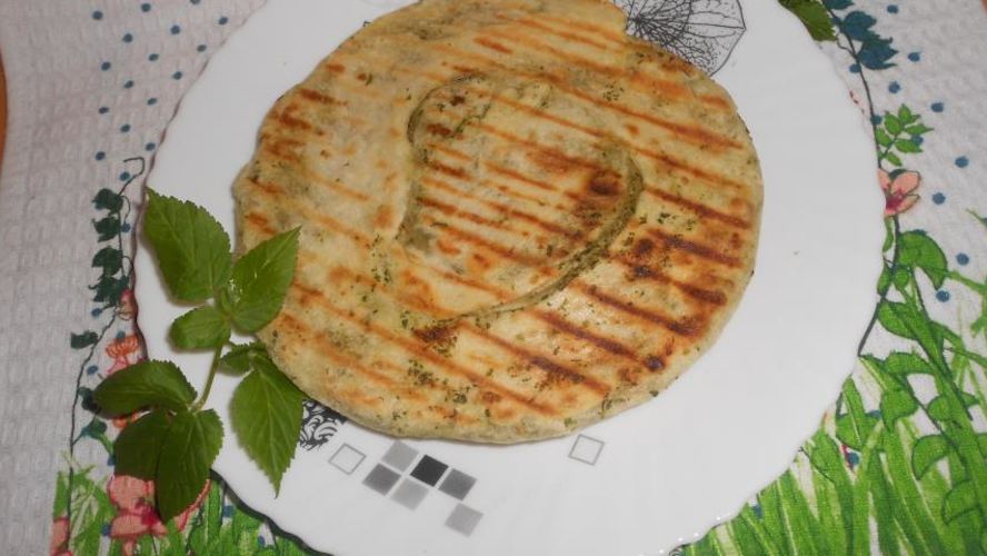Рецепт лепешки с зеленью