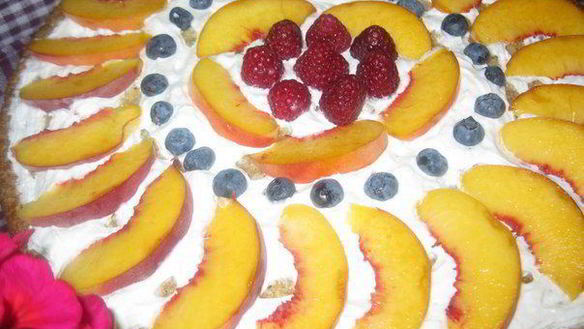 Рецепт Многозерновой лепешки с фруктами меня ягодами