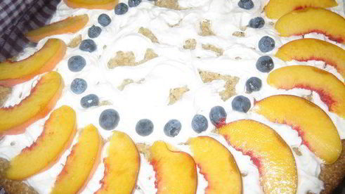 многозерновая лепешка с фруктами я ягодами