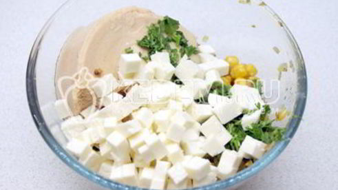 пита с начинкой из печени трески