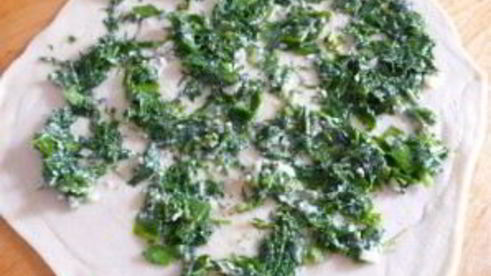 постные лепешки с зеленью