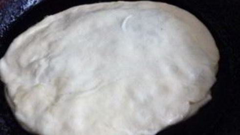 постные лепешки с зеленью