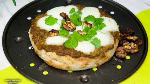 пряная лепешка с сыром