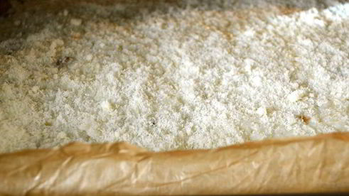 рисовая лепешка, фаршированная грибами