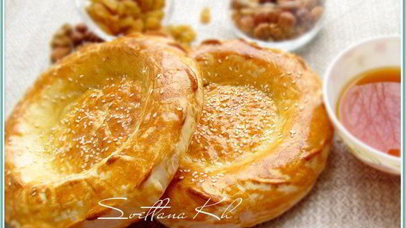 Рецепт Сдобные узбекские лепешки без дрожжей