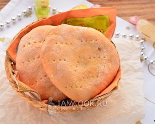 Сметанные лепешки без дрожжей в духовке