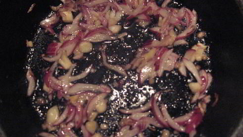 соевая лепешка с вешенками